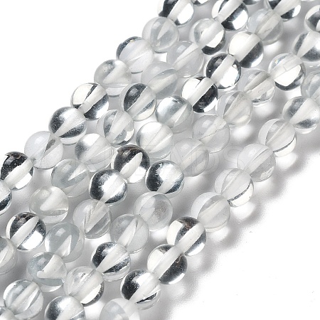 Synthetic Moonstone Beads Strands G-P528-J01-09-1