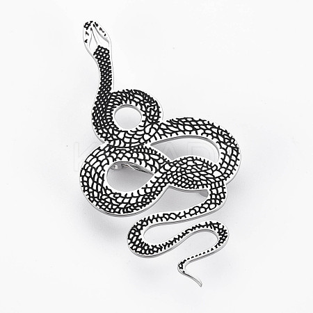 Snake Brooch JEWB-N007-009P-FF-1