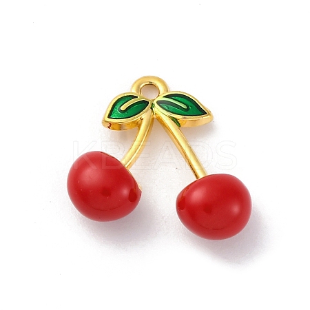 304 Stainless Steel Enamel Pendants STAS-E550-25G-1