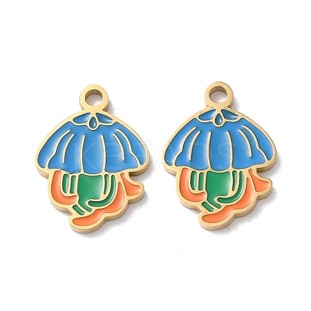 Ion Plating(IP) 304 Stainless Steel Pendants STAS-C083-11G-01-1