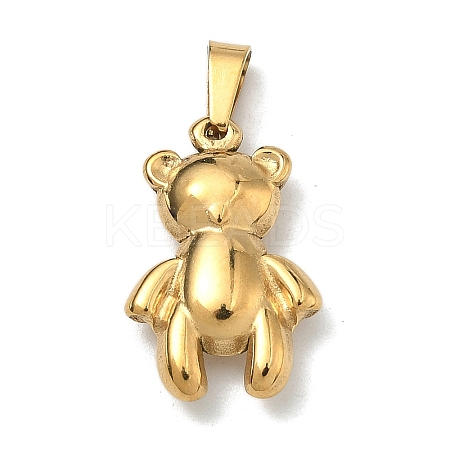 304 Stainless Steel Pendants STAS-F336-10G-01-1