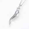 Tarnish Resistant 304 Stainless Steel Pendant Necklaces NJEW-P224-11P-1