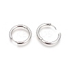 304 Stainless Steel Hoop Earrings EJEW-P177-P-07A-1