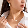 30Pcs 6 Styles Natural Freshwater Shell Pendants Sets SHEL-YW0001-11-6
