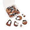 Resin & Wood Pendants RESI-CJ0001-14-1