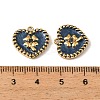 304 Stainless Steel Enamel Pendants STAS-I371-21G-04-3