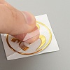 Chakra Hollow Metal Stickers STIC-WH0304-598F-06-2