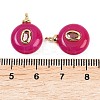 Dyed Natural White Jade Pendants G-Z134-03G-03-3