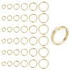 GOMAKERER 120Pcs 6 Styles Brass Split Rings KK-GO0001-52-1