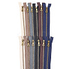 12Pcs 6 Colors Nylon Zipper Fastener FIND-GF0008-20B-1