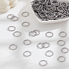 200Pcs 304 Stainless Steel Open Jump Rings STAS-LP0005-03-1