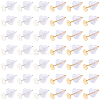 200Pcs 2 Colors 304 Stainless Steel Stud Earring Findings STAS-BBC0009-92B-7