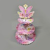3 Tier Paper Cupcake Stand DIY-WH0308-754B-1