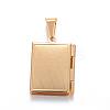 Ion Plating(IP) 316 Surgical Stainless Steel Locket Pendants STAS-N0016-06G-2