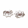 Rack Plating Halloween Alloy Enamel Pendants FIND-G054-16P-02-2