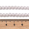 Electroplated Shell Pearl Beads Strands BSHE-G041-4mm-06-2