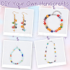 5 Strands Handmade Millefiori Glass Bead Strands LAMP-DR0001-04A-5