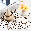100Pcs Round Natural Tiger Eye Beads G-SP0001-21B-5