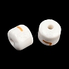 Handmade Printed Porcelain Beads PORC-T136-01A-2