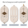 DIY Poplar Wood Dowsing Pendulum Holders HJEW-CN0001-23J-5