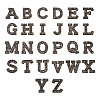 Alphabet Resin Rhinestone Patches DIY-TAC0005-45H-1