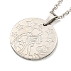 Non-Tarnish Constellation Pendant Necklaces NJEW-S422-04P-11-2