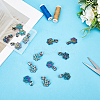 14Pcs Snowflake #5 Zinc Alloy Replacement Zipper Sliders FIND-GF0005-70A-4