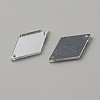 Rhombus Acrylic Mirror Sew on Rhinestone FIND-WH0155-029A-3