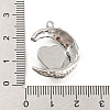 Alloy with Glass Pendants FIND-G062-03P-3