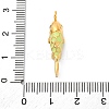 304 Stainless Steel Enamel Pendants STAS-I331-07G-3