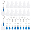DIY Blank Loudspeaker Charm Keychain Making Kit DIY-WH0386-75-1