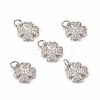 Brass Micro Pave Cubic Zirconia Charms LS-KK-E068-VB112-4