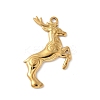 304 Stainless Steel Deer Pendants STAS-S186-07B-G-1