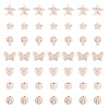 140Pcs 7 Styles Synthetic Howlite Beads G-TA0002-66-2