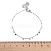 304 Stainless Steel Cable Chain Bracelets for Women BJEW-A036-20P-5