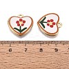 Valentine's Day Printed Alloy Pendants PALLOY-SZC0008-15A-3