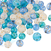 75Pcs 6 Styles Transparent Frosted Resin Beads RESI-TA0002-42-2