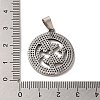 304 Stainless Steel Pendants LS-STAS-C084-01B-AS-3