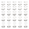 Unicraftale 50Pcs 5 Style 316 Surgical Stainless Steel Brooch Base Settings STAS-UN0053-58-7