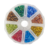 Tube Glass Bugle Beads SEED-YS0001-02-2