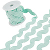 9 Yards Polyester Wavy Fringe Trim Ribbon OCOR-XCP0002-93B-1