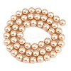 Eco-Friendly Dyed  Glass Pearl Round Beads Strands HY-A002-8mm-RB064-3