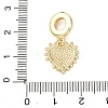Brass European Dangle Charms LS-KK-B159-02G-3