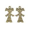 Tibetan Style Alloy Girl Pendants LS-TIBEP-S116-AB-NR-1