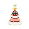 Christmas Theme Spray Painted Alloy Enamel Pendants ENAM-Z020-01H-1