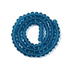 Transparent Glass Beads Strands LS-EGLA-A044-T6mm-MD27-3