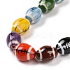 Handmade Porcelain Beads Strands PORC-E019-03P-4