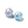 UV Plated Opaque Acrylic Beads OACR-P032-03M-2