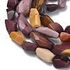 Natural Mookaite Beads Strands G-L650-N02-02-4