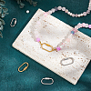 6Pcs 6 Colors 304 Stainless Steel Screw Carabiner Lock Charms FIND-UN0003-49-4